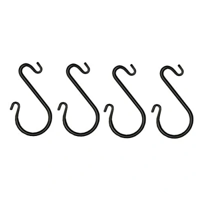 Image of Selections Steel Tree Hanging S Hooks for Bird Feeders and Baskets (Pack of 4)