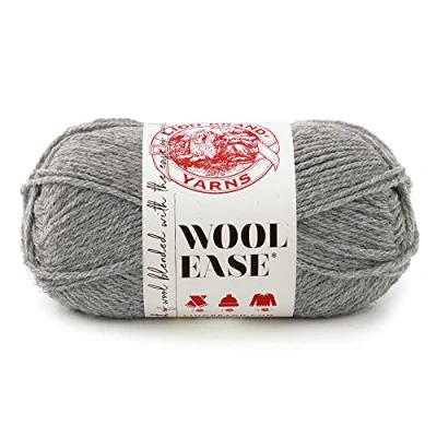 Image of Lion Brand Yarn Company 1 Piece Wool Ease Yarn, Grey Heather