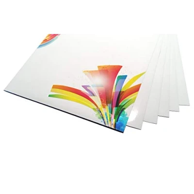 Image of 100 Full A4 Sheets of Quality White Glossy Self Adhesive/Sticky Back Label Printing Paper Sheet