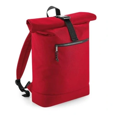 Image of BagBase Recycled Roll Top Backpack