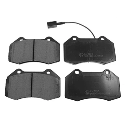 Image of 77364716 Brake pad set BLUE PRINT ADL144208 Front Axle incl. wear warning contact ABARTH: 500 / 595 695 Hatchback, 500C 595C 695C Convertible