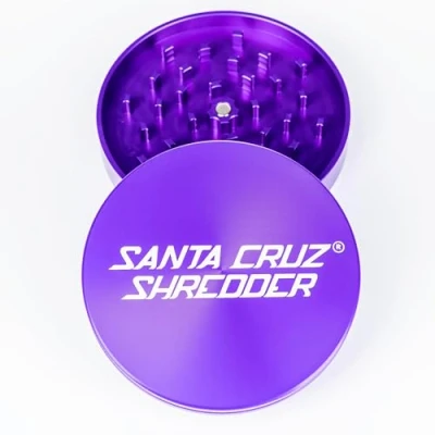 Image of Santa Cruz Shredder Jumbo Spice Grinder 2 Piece Metal Purple