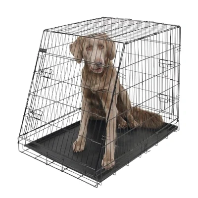 Image of Kerbl Dog Cage Collapsible 2 Doors, 107 x 74 85 cm, Black