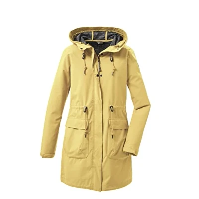 Image of G.I.G.A. DX GS 99 WMN SFTSHLL PRK 37955 000 Women&#039;s Casual Softshell Parka with Hood Burnt Yellow 44
