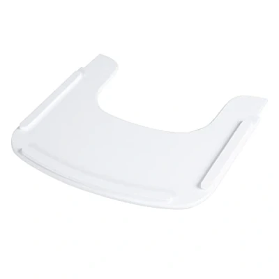 Image of roba Wooden Tray for Sit Up Flex Evolutive High Chair Removable Quick Installation Compatible with Safety Harness Easy to Clean White