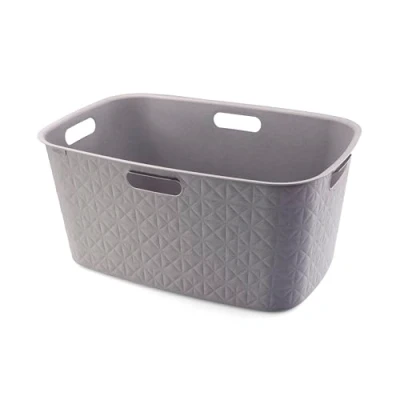 Image of CURVER SOFTEX LAUNDRY BASKET 45L TAUPE
