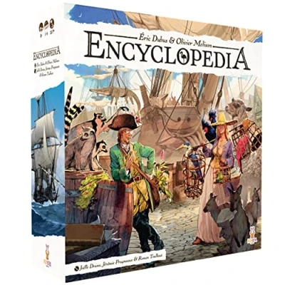 Image of Holy Grail Games Encyclopedia Dice Based Worker Placement Board Game, Ages 14+, 1 4 Players