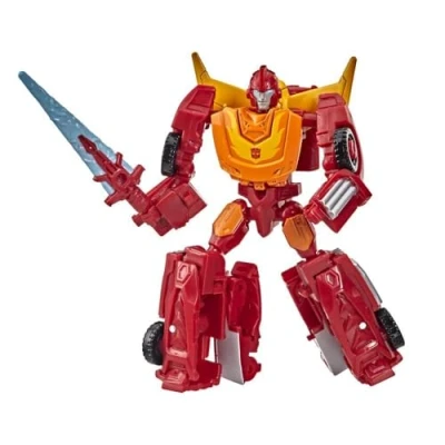 Image of Transformers Toys Generations War for Cybertron: Kingdom Core Class WFC K43 Autobot Hot Rod Action Figure 8 and Up, 8.5 cm Multicolor F5679