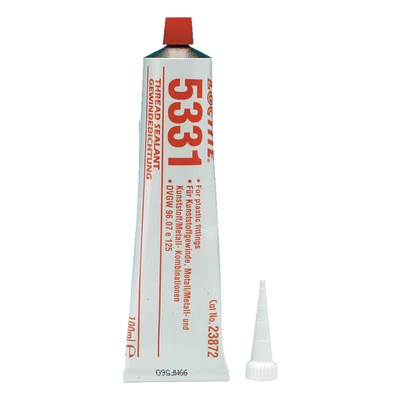 Image of LOCTITE SI 5331, Liquid Thread Sealant for Pipes, Silicone Sealer Cold and Hot Water Carrying Plastic Metal Vibration Resistant Sealant, 12x100ml