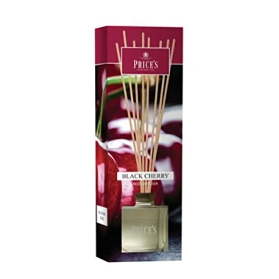 Image of Price&#039;s Black Cherry Reed Diffuser 100ml Sweet, Delicious, Quality Fragrance Long Lasting Scent