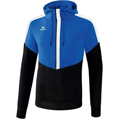 Image of Erima Squad Hoody New Royal/Black/White, X Large