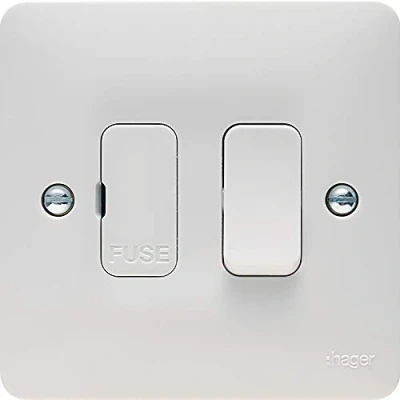 Image of Hager 13A Switched Fused Connection Unit (FCU) Sollysta Range