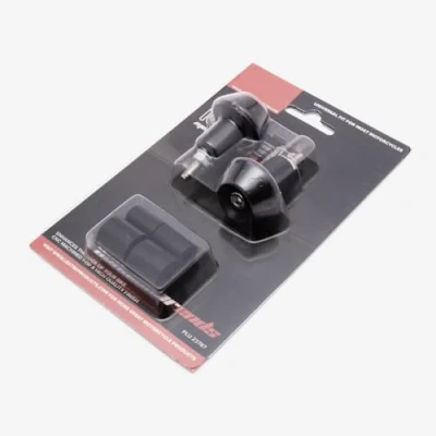 Image of Motorcycle Lextek Universal Weighted Handlebar End Black (HNDBE055) FROM CMPO