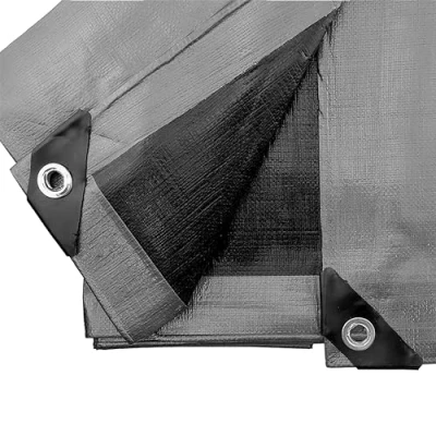 Image of Tough heavy duty waterproof tarpaulin/cover up tarp,260gsm builders sheet,garden +camping (5m x5m)