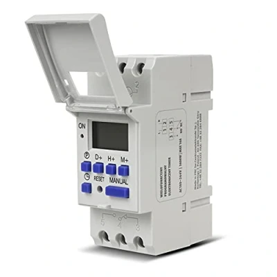 Image of Green Blue GB104 Programmable Timer Switch Time Relay Digital LCD DIN 16A RAIL 220V