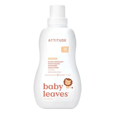 Image of ATTITUDE Baby Laundry Detergent Liquid, EWG Verified, Safe for Clothes, Infant and Newborn, Vegan Naturally Derived Washing Soap, HE Compatible, Pear Nectar, 35 Loads, 1.05 Litres