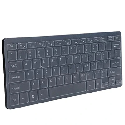 Image of ciciglow Wireless Keyboard Mouse Combo, USB Slim 2.4G Combo Full Size Ergonomic Compact with Film for Windows,Computer, PC,Laptop,Android,IOS(Black)