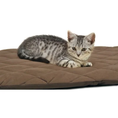 Image of Petlife Flectabed Q Thermal Pet Bedding for Dog/ Cat, 18 x 14 inch, Brown