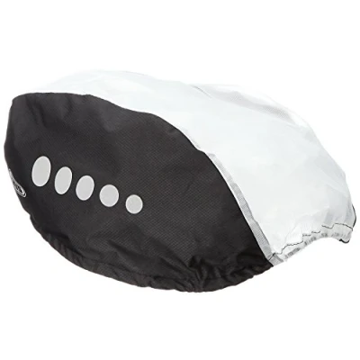 Image of ABUS Toplight rain cap for helmets with high rear light cover reflective decorative elements and elasticated strap