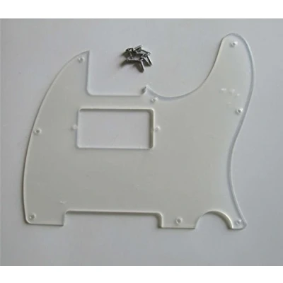 Image of KAISH Clear 8 Hole Tele Guitar Humbucker Pick Guard TL Pickguard for Telecaster/Tele Made in USA/Mexico Transparent