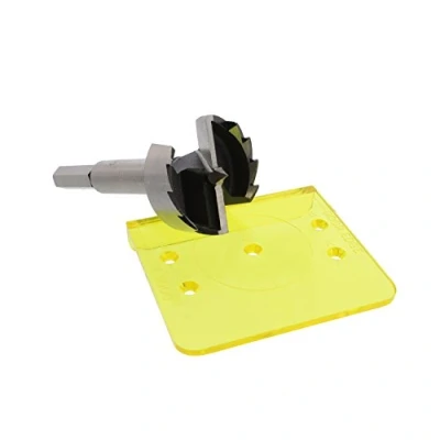 Image of DCT Concealed Cabinet Door Hinge 35mm Template Jig Kit European Hidden Boring Hole Cutter &amp; Bit for Installation