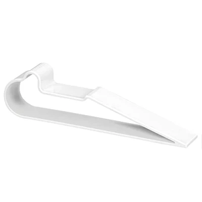 Image of WAGNER Door Wedge/Doorstop Flex 200 x 30 53 mm mm, White Wedge Made of high Class Synthetics, to be Pushed Underneath Doors, Protects Door, Wall and Furniture 15693501