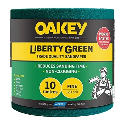 Image of Liberty Green Sanding Roll 115mm x 10m Fine 120g