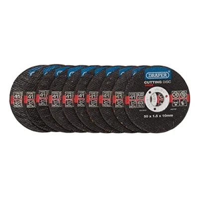 Image of Draper Metal Cutting Discs, 50 x 1.5 10mm (Pack of 10)