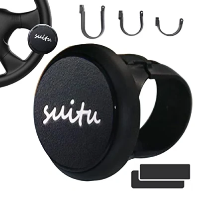 Image of Eayoly Steering Wheel Ball Knob Spinner, Car Driving Booster Ball, Removable Suitable For Tractor Truck Boat