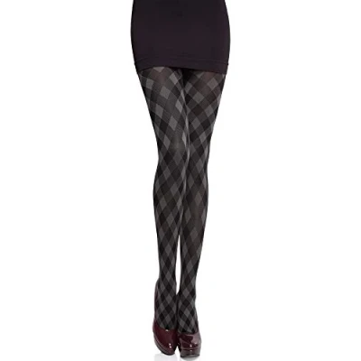 Image of Merry Style Women&#039;s Opaque Tights MS 317 60 DEN (Smokey, XL)