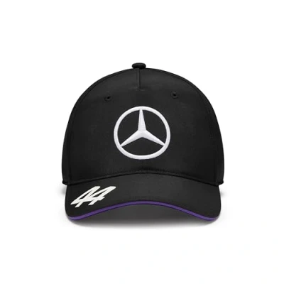 Image of Mercedes AMG Petronas F1 Kids&#039; 2024 Lewis Hamilton Cap Black One Size Fits Most