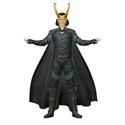 Image of Hallmark Keepsake Christmas Ornament 2023, Marvel Studios Loki Ornament, Super Hero Gifts