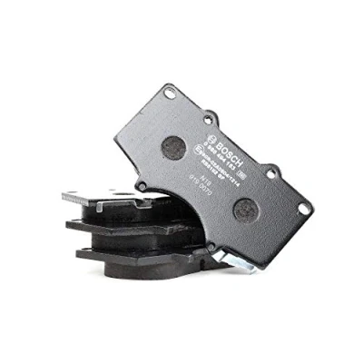 Image of 0446504070, 044650K030, 044650K090, 044650K360, 044650K580 Brake pad set BOSCH 0 986 494 153 Low Metallic with acoustic wear warning