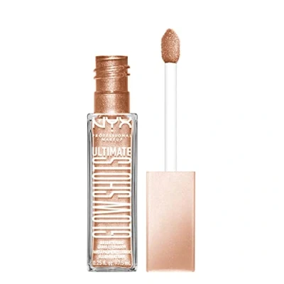 Image of NYX Professional Makeup Liquid Eyeshadow, Long lasting 12h Wear, No Flake &amp; Fallout, With Vitamin C, Ultimate Glow Shots, Highkey Lychee