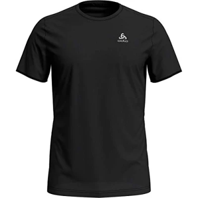 Image of Odlo Men&#039;s Crew Neck FLI T Shirt Shirt, Mens, 550442, Black, S