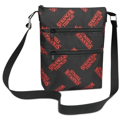 Image of Stranger Things Cross Body Bag for Kids Teenagers Shoulder Girls Accessories Adjustable Strap Bags Gifts