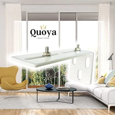 Image of Quoya Smart Curtain Track Single Wall Brackets (Set of 5)