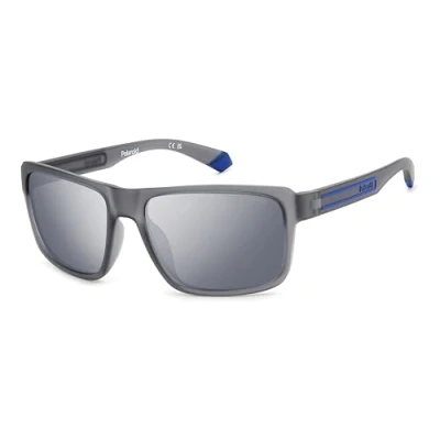 Image of Sunglasses Polaroid Pld 2158/s col. riw/ex Uomo Geometrica Grigio