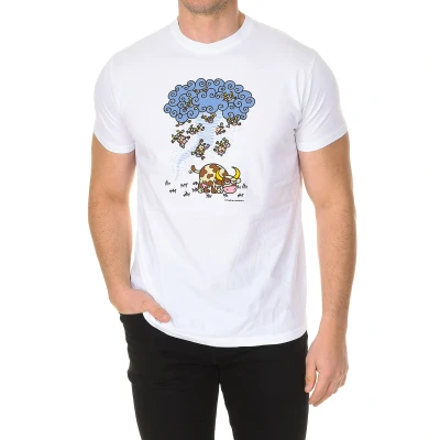 Image of Kukuxumusu Mens Zurrunbilo short sleeve t shirt White Size Large