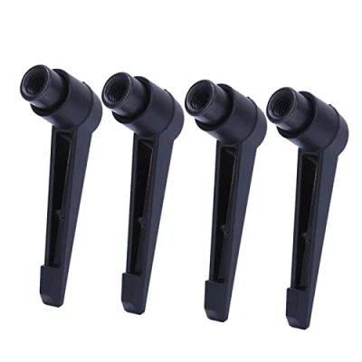 Image of 4PCS Adjustable Clamp Handle Metal Machine Knobs Clamping Lever Stainless Steel M4/5/6/8/10/12 with Female Thread for Packaging Machinery Equipment Knife Grinding Machine(M10)