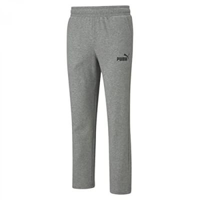 Image of PUMA ESS Logo Pants TR op SRL,Medium Gray Heather,M