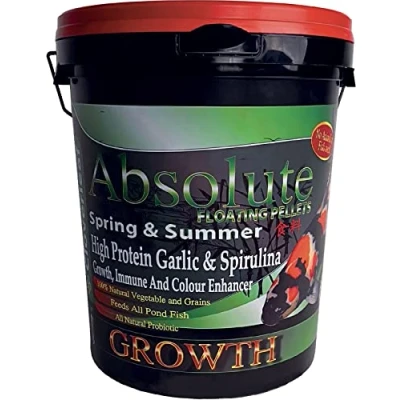 Image of Cloverleaf Absolute Growth Floating Pellets Koi Pond Fish Food [Spring &amp; Summer] [11KG 6mm] High Protein
