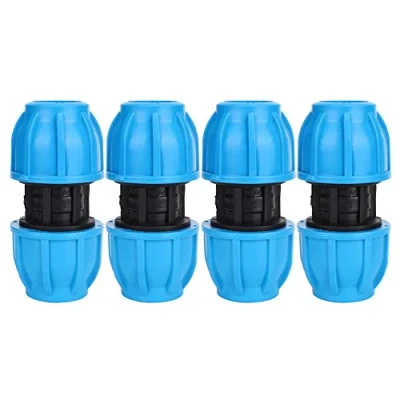 Image of TOPINCN 4Pcs Water Pipe Connector, 25mm to PE Plastic Straight Connector for PPR PVC Connection Fitting