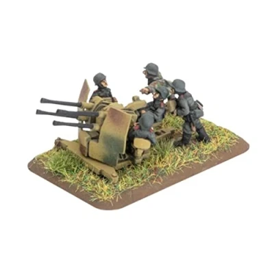 Image of Flames of War: Late War German: Quad 2cm AA Platoon (x3)