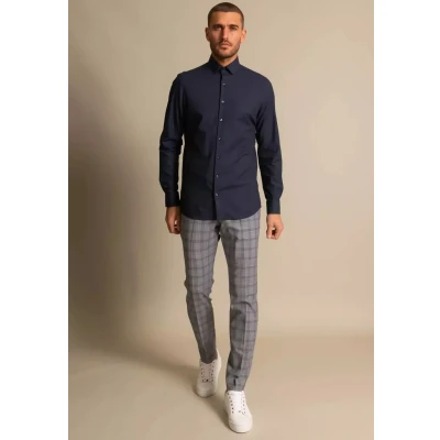 Image of Olymp Level Five Shirt Dark Blue size 42