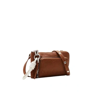 Image of Desigual Women Accessories PU Hand Bag, Brown, One Size