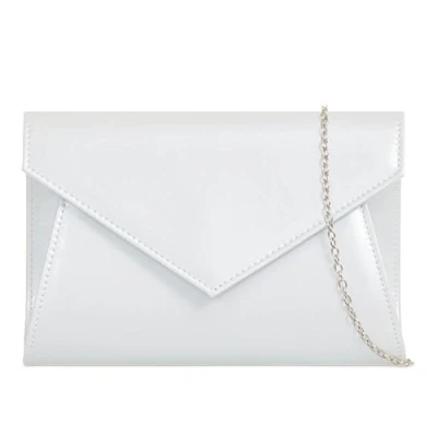 Image of SwankySwans Women&#039;s Lenny Clutch Bag, White