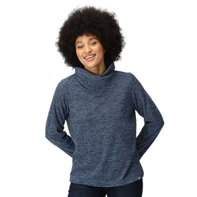 Image of Regatta Women&#039;s Kizmitt Overhead Fleece Hoody, Slateblumarl, UK 16