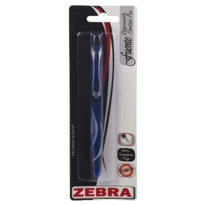 Image of Zebra Fuente Disposable Fountain Pen BLUE