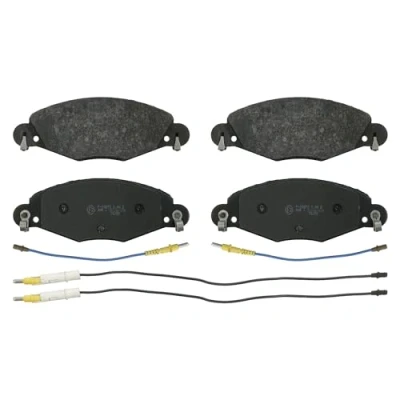 Image of 425216, 425249, 425289, E172230 Brake pad set BLUE PRINT ADP154249 Front Axle incl. wear warning contact CITROËN: C5 I Estate